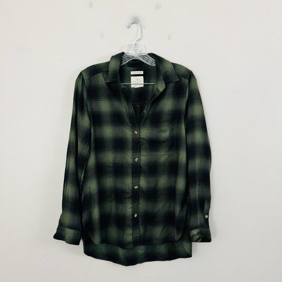 American Eagle Ahhmazingly Soft Boyfriend Fit Plaid Shirts Bundle Of 4 Women’s S - Picture 4 of 7